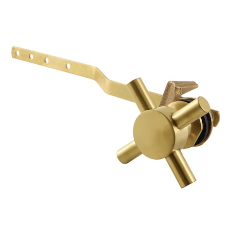 Kingston Brass Front Mount Toilet Tank Lever, Brushed Brass KTDX7